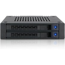 Icy Dock MB742SP-B Cadre Amovible Noir