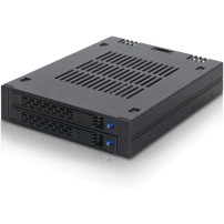 Icy Dock MB742SP-B Cadre Amovible Noir