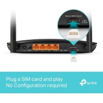 TP-Link Routeur Archer MR550 4G+ Cat6 jusqu'à 300 Mbps, Wi-FI AC1200