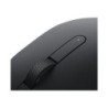 Dell MS3320W - Souris sans fil mobile - noir - Optique - Bluetooth 2.4 GHz - 3 Boutons 1600 dpi - Pile AA