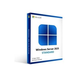 Dell - Microsoft Windows Server 2025 Standard - WS2022 Std Downgrade Sans média.
