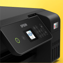 Epson EcoTank ET-2870 Imprimante à Réservoirs D’Encre | Maison & Petit Bureau | Wi-FI | A4 | Imprimer, Copier, Numériser | Écran