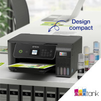 Epson EcoTank ET-2870 Imprimante à Réservoirs D’Encre | Maison & Petit Bureau | Wi-FI | A4 | Imprimer, Copier, Numériser | Écran