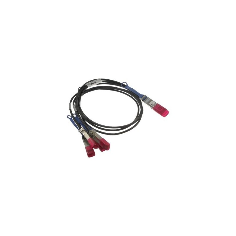 Dell Networking Cable100GbE QSFP28 vers 4xSFP28 Passive DirectAttachBreakout Cable 2m.