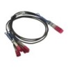 Dell Networking Cable100GbE QSFP28 vers 4xSFP28 Passive DirectAttachBreakout Cable 2m.