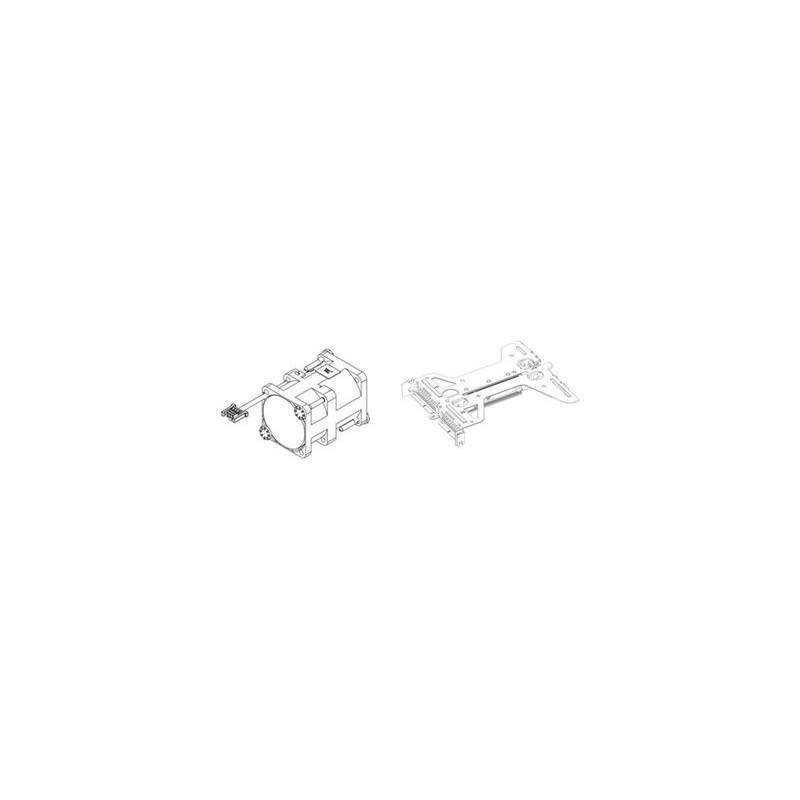 Dell- Carte de montage PCI-E Config 2 Butterfly Gen4 Riser (x8/x8) PowerEdge R360 CK.