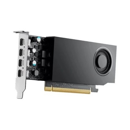Dell - Carte graphique NVIDIA RTX A1000 8GB GDDR6 full height PCIe 4.0x8 4 mDP.