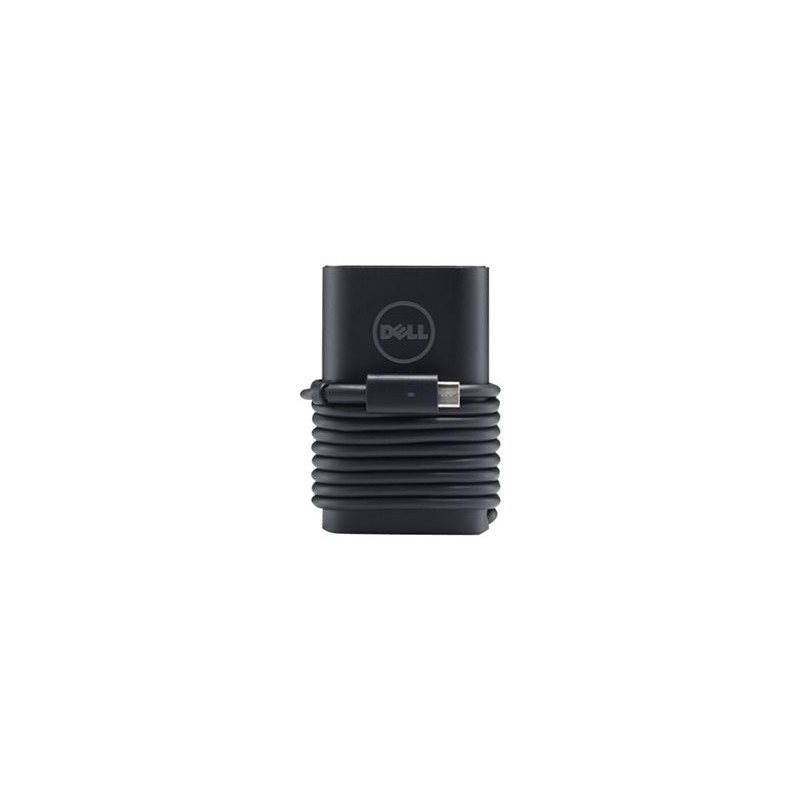 Dell - Adaptateur Type-C CA Dell 65 watts à 3 broches avec cordon d’alimentation (EUR) - Kit client.
