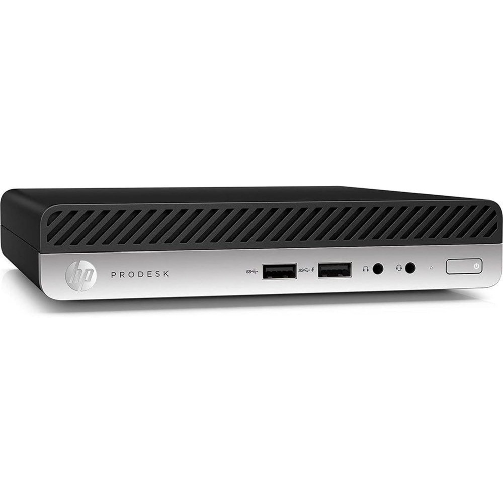 HP ProDesk 400 G4 - Mini-PC - Intel Core i7 8700T @ 2,4 GHz - 16 GB DDR4 - 256 GB M.2 NvMe SSD - Windows 11 Professionnel