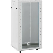 vidaXL Coffret de réseau à Pieds pivotants 22U 19" IP20 60x60x120 cm, Coffret de réseau sur Pied, Armoire de données, Support de