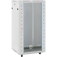 vidaXL Coffret de réseau à Pieds pivotants 22U 19" IP20 60x60x120 cm, Coffret de réseau sur Pied, Armoire de données, Support de