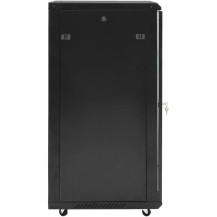 vidaXL Coffret de réseau à Pieds pivotants 22U 19" IP20 60x60x120 cm, Coffret de réseau sur Pied, Armoire de données, Support de