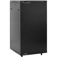 vidaXL Coffret de réseau à Pieds pivotants 22U 19" IP20 60x60x120 cm, Coffret de réseau sur Pied, Armoire de données, Support de