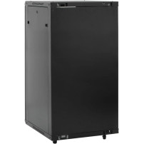 vidaXL Coffret de réseau à Pieds pivotants 22U 19" IP20 60x60x120 cm, Coffret de réseau sur Pied, Armoire de données, Support de