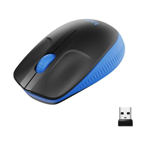 Souris Logitech M190  Wireless Mouse, , Optique,  Noir, Bleu