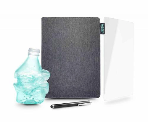Pack 3 en 1 Etui URBAN FACTORY pour Samsung tab a8 + vitre protection + stylet