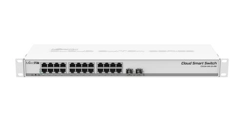 Mikrotik Switch 26 ports (24 ports 1Gbs, 2 ports SFP+ 10Gbs) SwitchOS