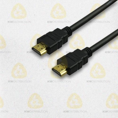 Câble HDMI2.0 AM AM 30AWG BC Longueur 5M Noir