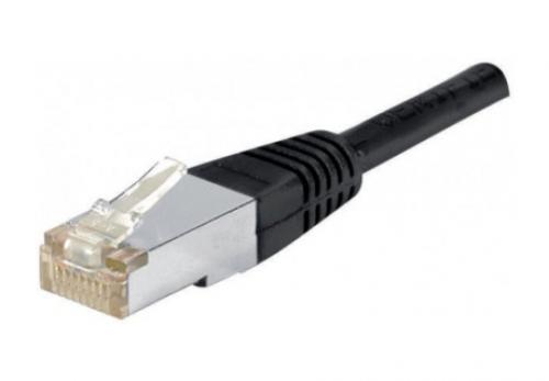 cable 1m RJ45 Catégorie 6 FTP (Blindé) noir
