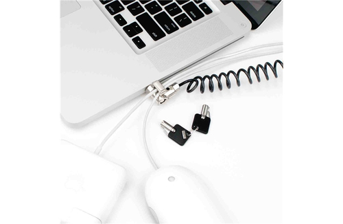 UNIVERSAL COILED SECURITY CABLE LOCK - Reconditionné