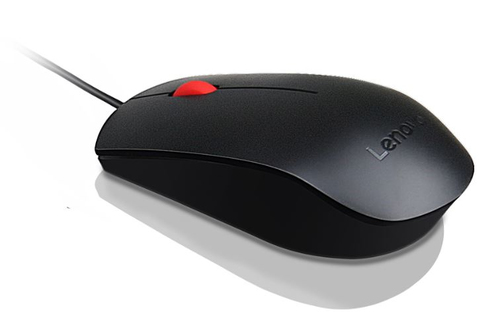 Souris filaire neuve LENOVO Essential Ambidextre USB-A - 1600 dpi - Reconditionné