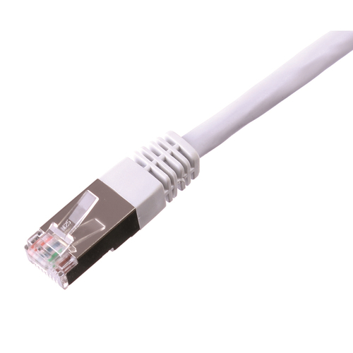 [CF098417BDES] Cordon réseau RJ45-RJ45 Catégorie 6A Blindé S/FTP LSZH 3 mètres Blanc - Reconditionné