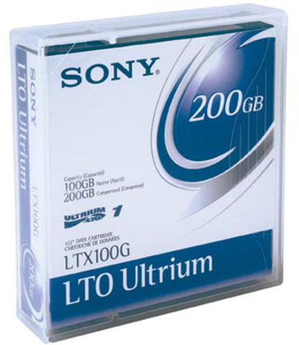 [LTX100GDES] Cartouche de sauvegarde Sony LTX-100G LTO Ultrium 1 100Go/200Go - Reconditionné