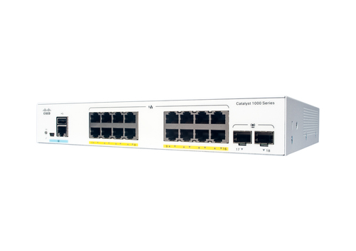 [C100016T2GLDES] Cisco Catalyst C1000-16T-2G-L commutateur reseau Gere L2 Gigabit Ethe - Reconditionné