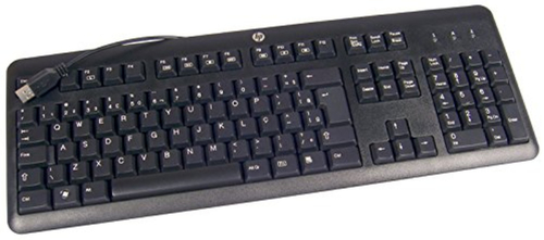[672647053DES] Clavier filaire neuf HP 672647-053 AZERTY USB-A - Reconditionné